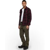 Dickies - Gewatteerd Shirt - Bruin - Sherpa Gevoerd - Heren