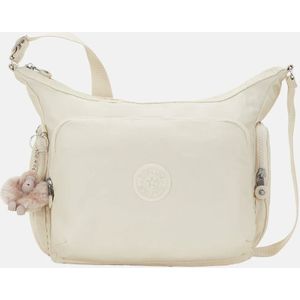 Kipling Gabb schoudertas beige pearl