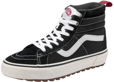 Vans, Schoenen, Heren, Zwart, 39 EU, Leer, Zwart/wit hoge top outdoor schoenen