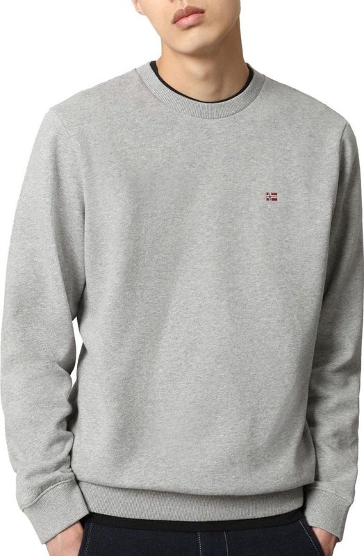 Napapijri - Balis Crew 1 - Trui - Grijs - Regular Fit