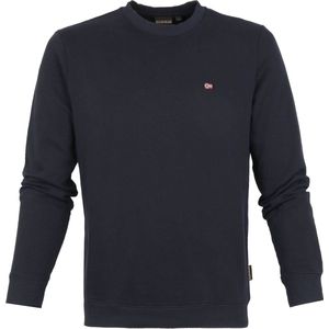 Napapijri - Balis Crew 1 - Trui - Blauw - 80% Gerecycled Katoen, 20% Gerecycled Polyester