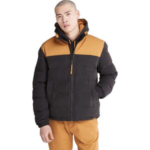 Timberland - Welch Mountain Puffer Jacket - Wheat Boot Black - Katoen/Nylon