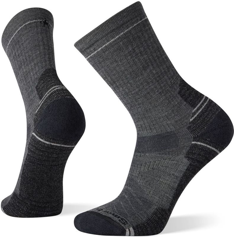 Smartwool Hike Light Cushion Crew Hiking Socks voor heren, medium grijs, Medium