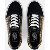 Vans Ward Cheetah Sneakers zwart Canvas - Dames - Maat 42