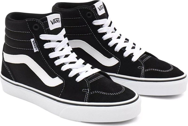 Vans - Filmore Suede Canvas - Sneaker - Black White - Canvas / Suède - Rubber