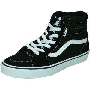 Vans filmore hi in de kleur zwart/wit.