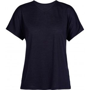 ICEBREAKER Drayden Omkeerbaar Merino T-shirt Met Korte Mouwen Dames - Midnight Navy