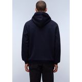 Napapijri - Men Box Logo - Hoodie - Blu Marine - Katoen/Polyester