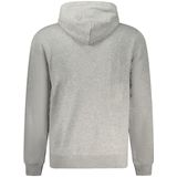 Napapijri - Box Logo - Hoodie - Grey Melange - Katoen en Polyester
