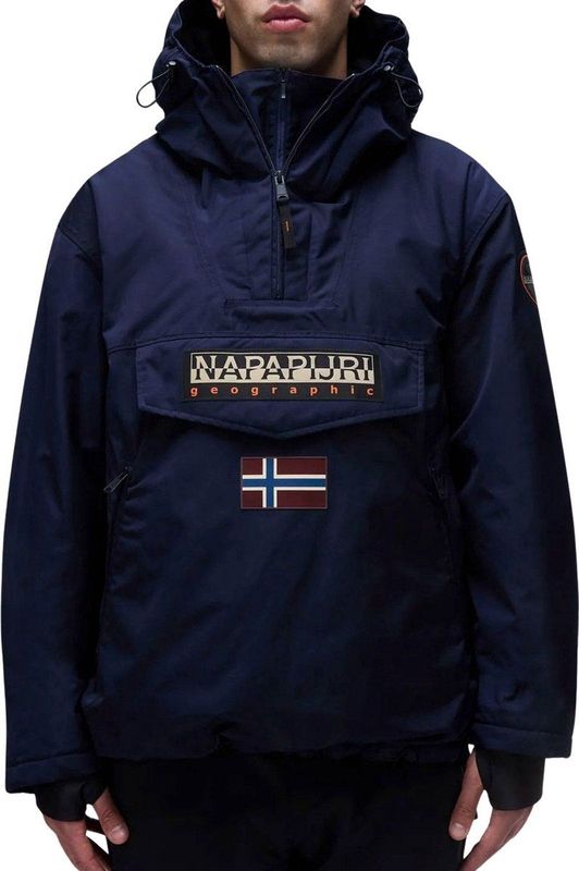 Napapijri - Rainforest Next - Jas - Blauw - Loose Fit