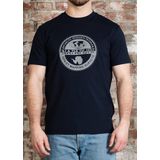 Napapijri Bollo - T-shirt - Zwart - Katoen