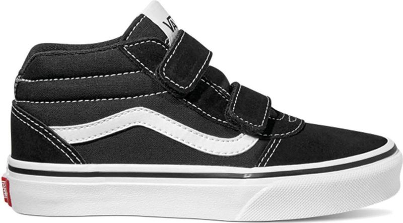Vans Ward Kindersneakers - Zwart/Wit - Uniseks