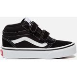 VANS YT Ward Mid V (SUEDE/CANVAS)BLACK/WHITE -Maat 29