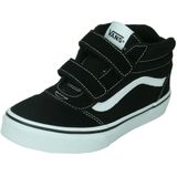 Vans Youth Ward Mid V Suede Canvas Black White-Schoenmaat 35