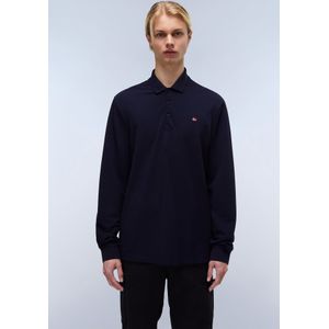Napapijri - Ealis LS - Polo - Blu Marine - Katoen