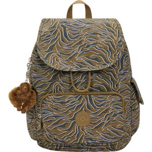kipling Vrije tijd rugzak Rugzak Basic Print City Pack Mini Backpack Undersea Leaves Veelkleurig