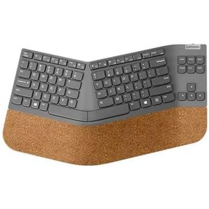 Lenovo Spaans Toetsenbord Go Wireless Split Keyboard Rf Wireless Split Keyboard Grey - 4Y41C33775