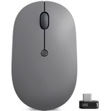 Lenovo Go USB-C Wireless Mouse muis Kantoor Ambidextrous RF Draadloos Optisch 2400 DPI
