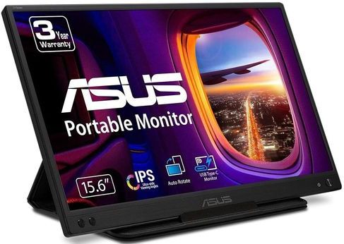 ASUS ZenScreen MB166C computer monitor 39,6 cm (15.6") 1920 x 1080 Pixels Full HD LED Zwart