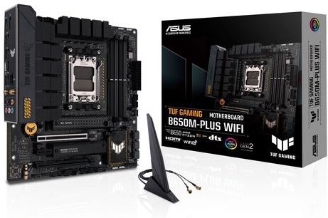 ASUS TUF GAMING B650M-PLUS WIFI AMD B650 Socket AM5 micro ATX