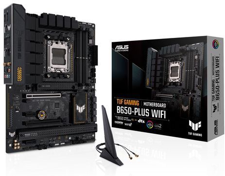 ASUS TUF GAMING B650-PLUS WIFI Moederbord - Zwart - ATX - PCIe 5.0 - DDR5
