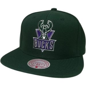 Mitchell & Ness, Pet Groen, Heren, Maat:ONE Size