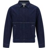 Gramicci - Japanese Slub Denim Jacket - Heren Jas - Blauw