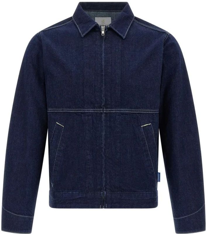 Gramicci - Japanese Slub Denim Jacket - Heren Jas - Blauw