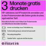 Tintenstrahl Multifunktionsdrucker HP ENVY Inspire 7220e, SW/Farbe, 3-in-1, USB 2.0/WiFi, Auto-Duplex/Mobildruck, bis A4, inkl. CMYK-Patronen