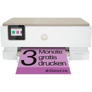 HP ENVY Inspire 7220e 3 in 1 Tintenstrahl-Multifunktionsdrucker beige, HP Instant Ink-fähig