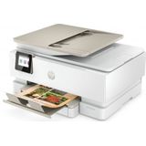 HP Envy Inspire 7920e multifunctionele printer inkjetprinter (HP+, printen, scannen, kopiëren, fotoprint, ADF, DIN A4, 4 kleuren CMYK, WLAN, Airprint) inclusief 3 proefmaanden HP Instant Ink