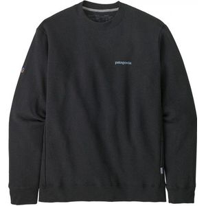Patagonia - Fitz Roy Icon Uprisal Crew - Trui - Zwart - 55% Polyester, 45% Katoen