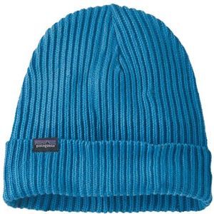 patagonia fisherman s rolled unisex beanie blue