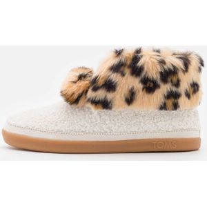Celeste - Faux Shearling Pantoffels - Leopard - Rubber Zool
