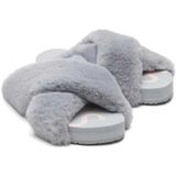 Toms - Susie Eva - Pantoffel - Mid Grey - Faux Fur