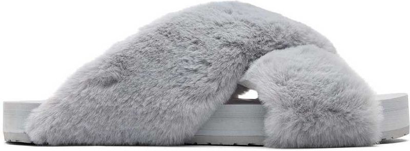 Toms - Susie Eva - Pantoffel - Mid Grey - Faux Fur
