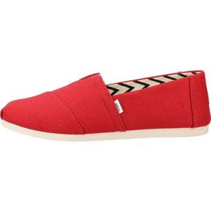 Halbschuhe Toms Alpargata 10017665 Rot