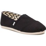 Toms - Day One Alpargata - Espadrilles - Zwart - Gerecycled Katoen