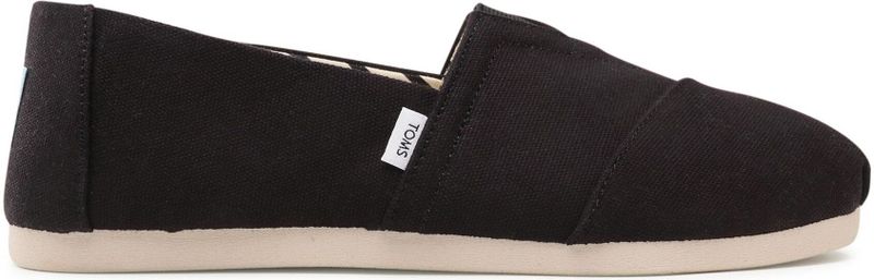 Toms - Day One Alpargata - Espadrilles - Zwart - Gerecycled Katoen