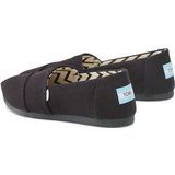 Toms - Alpargata - Espadrilles - Zwart - Gerecycled Katoen - Earthwise™ Collectie