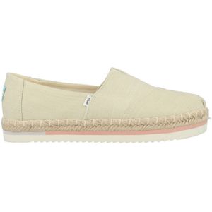 Toms Alpargata Platform Rope Espadrilles - Dames - Beige