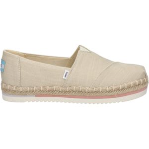 Toms - Alpargata Platform Rope - Espadrilles - Beige - Canvas