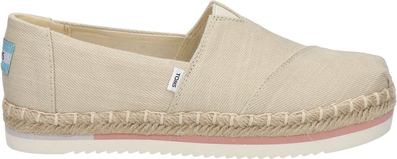 Toms - Alpargata Platform Rope - Espadrilles - Beige - Canvas