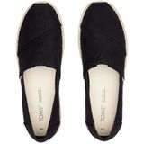 Toms Alpargate - Platform Rope Dames Espadrille - Zwart