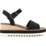 Toms Diana Sandalen - Met Sleehak - Dames - Zwart