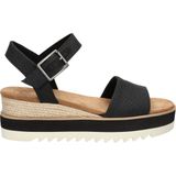 Toms Diana Sandalen - Met Sleehak - Dames - Zwart