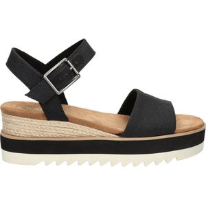 Toms Diana Sandalen - Met Sleehak - Dames - Zwart