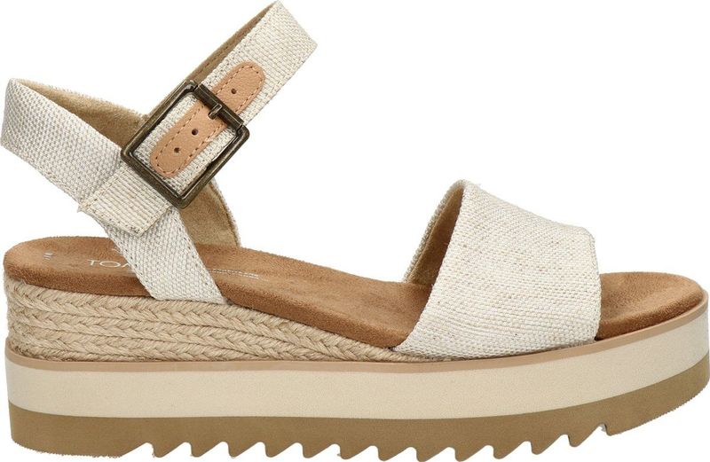 TOMS Shoes DIANA - Sandalen met hakDames Sandalen - Kleur: Wit beige