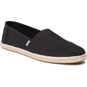 TOMS - Alpargata - Loafer Flat - Totaal Zwart