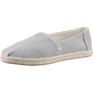 TOMS Dames Alpargata Touw Classic Loafer Flat, Medium Grijs, 36 EU